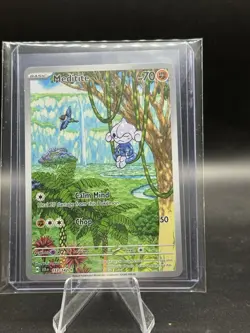 Pokemon TCG Meditite Stellar Crown 153/142 Illustration Rare Card NM Condition - Image 1