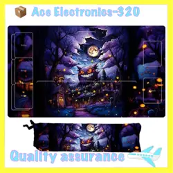 Pokemon Playmat With Zones OPCG TCG Card Game Gengar PlayMat 24x14 in Standard - Image 1