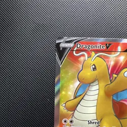 Pokemon TCG Dragonite v Evolving Skies Holo Ultra Rare Full Art Card 191/203 - Image 2