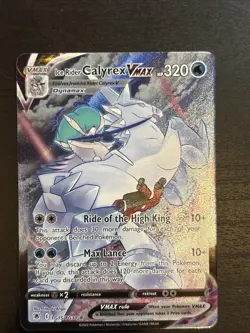 Ice Rider Calyrex VMAX - TG15/TG30 - Pokemon Astral Radiance Ultra Rare Card NM - Image 1