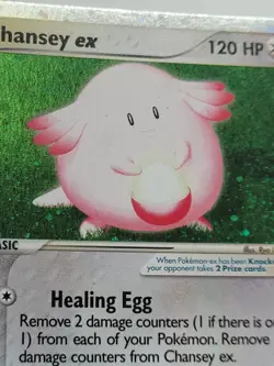 Chansey ex Ruby and Sapphire Holo 96/109 - Image 2