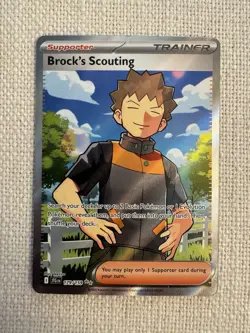 Brock's Scouting 179/159 Ultra Rare Journey Together Pokemon NM - Image 1