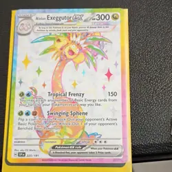 Pokemon TCG Lot 2: Alolan Exeggutor ex 225/191 M Rayquaza EX - Image 1