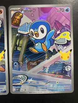Pokemon TCG First Partner Illustration Collection Series 1 Gen 4 Sinnoh Starters - Image 3