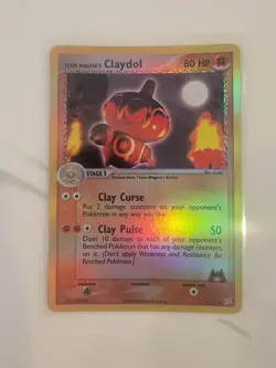 Team Magma’s Claydol 33/95 Reverse HOLO EX Team Magma vs Team Aqua Pokemon - NM! - Image 1