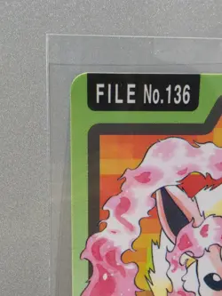 1997 Pokemon Flareon No. 136 Bandai Carddass Series 3-4 Japanese - Image 2