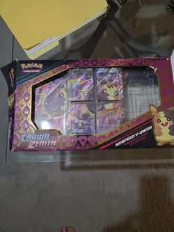 Morpeko V-Union Premium Playmat Collection English Pokemon Open No Packs - Image 1