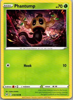 Pokemon TCG: Phantump 16/196, Lost Origin - Image 1