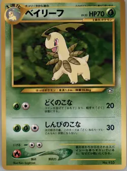 Bayleef - Pokemon Neo Premium File 1 - Image 1