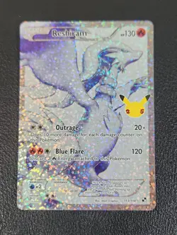 Pokemon TCG Reshiram 113/114 Celebrations Classic Collection Holo English - Image 1