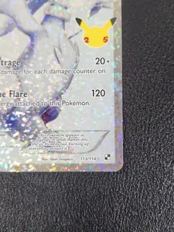 Pokemon TCG Reshiram 113/114 Celebrations Classic Collection Holo English - Image 4