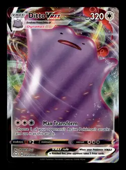 Ditto VMAX 051/072 Shining Fates Holofoil Ultra Rare Pokemon TCG - Image 1