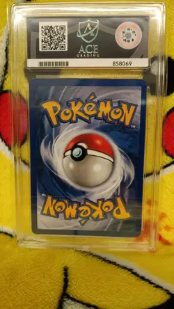 Pokemon Base Set 2 1999-2000 Magneton Holo 9/130 Ace Graded 5 EX Swirl - Image 3