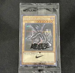Red-Eyes Black Dragon Nike Worlds NKC1-EN002 Limited Yugioh Card Promo - Image 1
