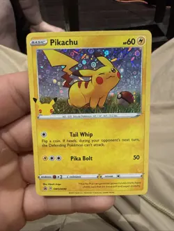 Pikachu SWSH039 Holo Stamped Promo Pokemon TCG General Mills - Image 1
