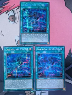 YuGiOh! Link into the VRAINS! MP22-EN271 Secret Rare x3 PLAYSET 1st Ed - Image 1