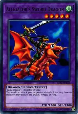 Alligator's Sword Dragon - SS02-ENB22 - Common - 1st Edition - Lightly Played - Image 1