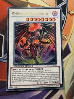 Yugioh! Rotdrachen-Erzunterwelter Ultra Rare - AC11-DE006 Limitierte Auflage DE - Image 1