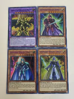 Yugioh Timaeus the Knight of Destiny Set Legendary Critias Hermos - Free Holo A - Image 1