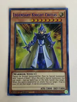 Yugioh Timaeus the Knight of Destiny Set Legendary Critias Hermos - Free Holo A - Image 5
