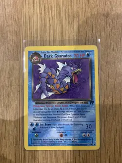 Pokemon TCG Team Rocket Dark Gyarados Card 25/82 Non-Holo Rare - Image 1
