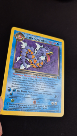 Pokemon WOTC Card - Dark Gyarados - Team Rocket - Non-Holo Rare - 25/82 - NM - Image 2