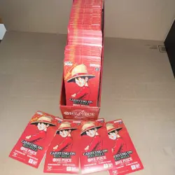 One Piece OP-13 Carrying On His Will Sleeved Booster Pack Lot 50 new and sealed - Image 1