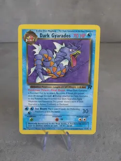 Vintage Pokemon Card Dark Gyarados 25/82 Team Rocket Non Holo Rare - Image 1