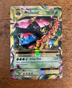 Pokemon M Venusaur EX Ultra Rare Holo Card 2/108 XY Set 230 HP Mega 120 Attack - Image 1