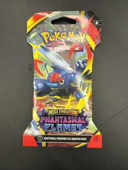 Pokemon TCG: Mega Evolution Phantasmal Flames Sleeved Booster Pack - 10 Cards - Image 1