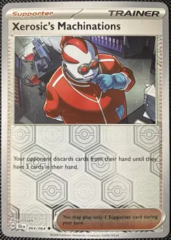 Xerosic's Machinations 064/064 Sv: Shrouded Fable Reverse Holo - Pokemon Card - Image 1