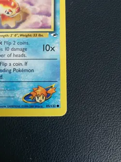 Pokemon Card Misty's Goldeen 85/132 Gym Heroes Common WOTC - Image 5