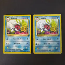 Pokemon Card WOTC 1999: Seaking 46/64 x2 - Jungle Set - Image 1