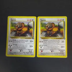 Pokemon Card WOTC 1999: Tauros 47/64 x2 - Jungle Set - Image 1