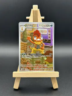 Pokemon TCG Scrafty 139/086 White Flare Pokemon Card English 1st Edition - Image 1