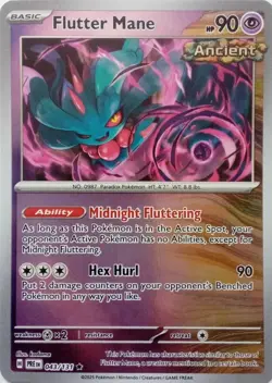 FLUTTER MANE | RARE HOLO | PRISMATIC EVOLUTIONS POKEMON CARD 043/131 - Image 1