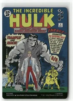 Bruce Banner (Borderless) 390 Holo Marvel Super Heroes Magic: The Gathering Foil - Image 1