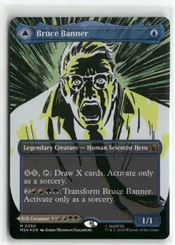 Bruce Banner (Borderless) 390 Holo Marvel Super Heroes Magic: The Gathering Foil - Image 2