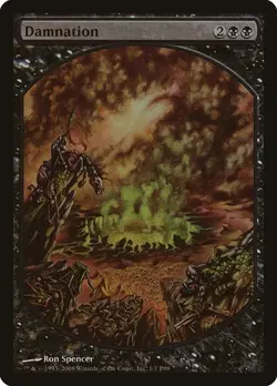 Damnation - Foil Promo Magic Player Rewards LP MTG - Image 1
