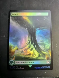 Forest (0307) Final Fantasy Foil Card MTG Magic The Gathering NM 2025 - Image 1