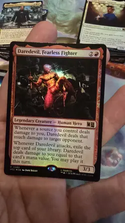 Daredevil, Fearless Fighter Commander: Marvel Super Heroes Foil - Image 1