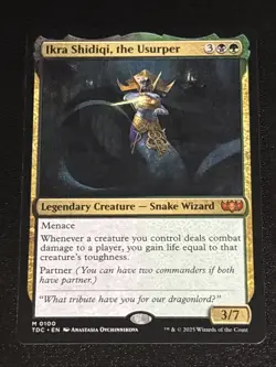 MTG Commander: Tarkir: Dragonstorm Ikra Shidiqi, the Usurper 0100 Mythic - Image 1