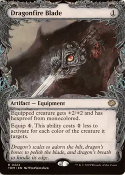 Dragonfire Blade (Showcase) 324 TDM Tarkir: Dragonstorm NM - Image 1