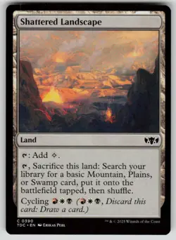 Shattered Landscape Normal C Commander: Tarkir: Dragonstorm 390 NM - Image 1