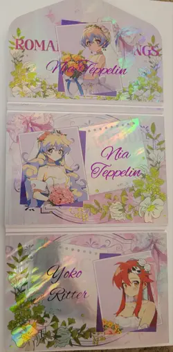WEDDING TRIFOLD Goddess Story Anime Waifu Card LOVELY ZHI LIAN - Image 1