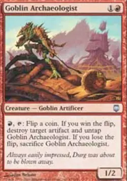 MTG - Goblin Archaeologist - Darksteel - NM, English Magic FLAT RATE SHIP - Image 1