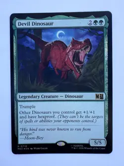 Devil Dinosaur Commander: Marvel Super Heroes Foil R 719 - Image 1