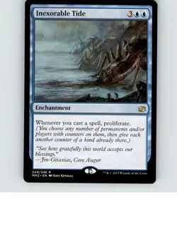 Inexorable Tide 49 Rare Modern Masters 2015 Lightly played b1-59 MTG - Image 1