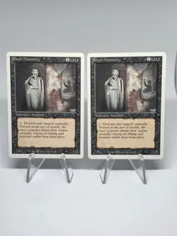 Magic The Gathering TCG Royal Assassin X2 Revised Edition Vintage MTG WOTC - Image 1