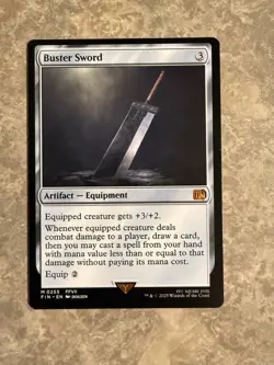 Buster Sword 0255 Mythic Non-Foil - Final Fantasy Magic the Gathering - Image 1